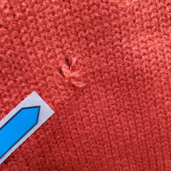 Roaman's Embellished Fair Isle Sweater Red Women's Plus Size 14/16 Knit - Picture 7 of 12